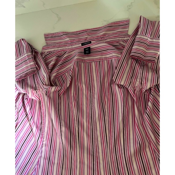Y2K Gap stretch fitted stripe shirt - Picture 12 of 13